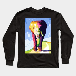 wpap animal ELEPHANT Long Sleeve T-Shirt